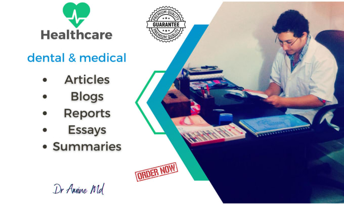 Gig Preview - Write professional medical , healthcare articles and content