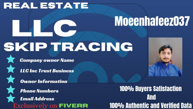 Gig Preview - Skip trace llcs inc trusts business names skip tracing