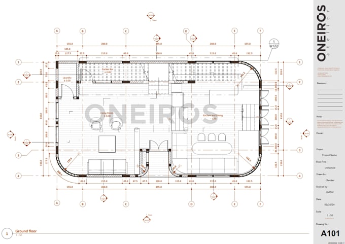 Gig Preview - Be your personal blueprint and architectural plans drafter