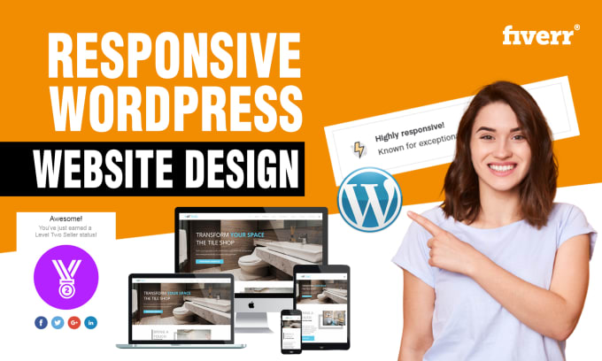 Gig Preview - Create a responsive wordpress website that boosts your online presence