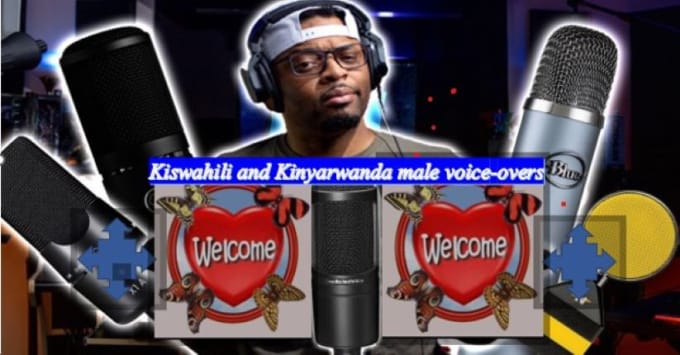 Gig Preview - Record a professional kinyarwanda and kiswahili male and female voiceover