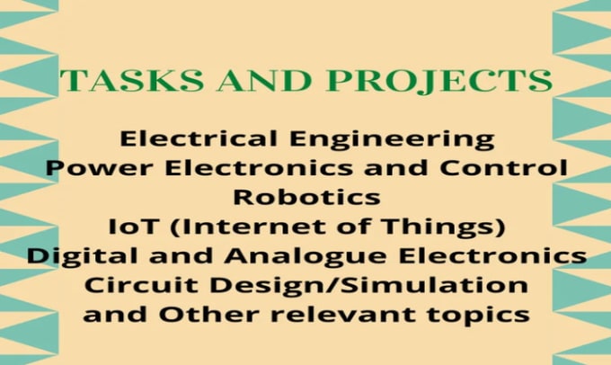 Gig Preview - Help with electrical and electronics engineering projects