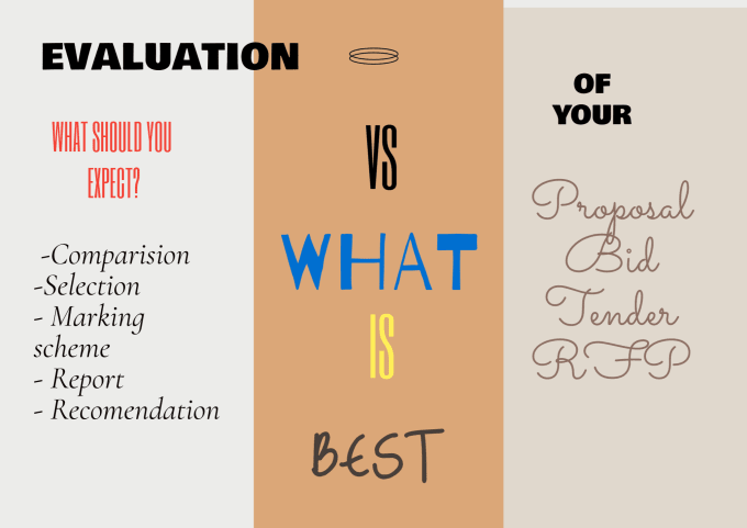 Gig Preview - Do technical analysis and  evaluation of your bids, rfp proposal to select best