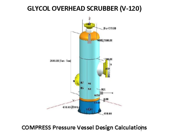 Gig Preview - Design pressure vessel and heat exchanger as per asme sec viii 1 and tema