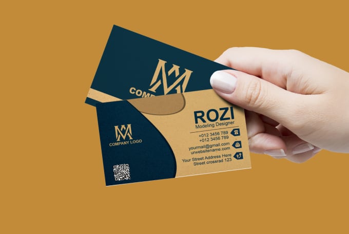 Gig Preview - Design outstanding business card design print ready