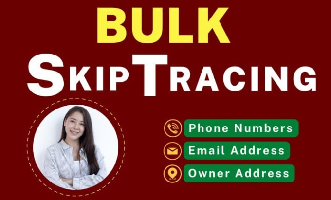 Bestseller - do real estate bulk skip tracer for your real estate business