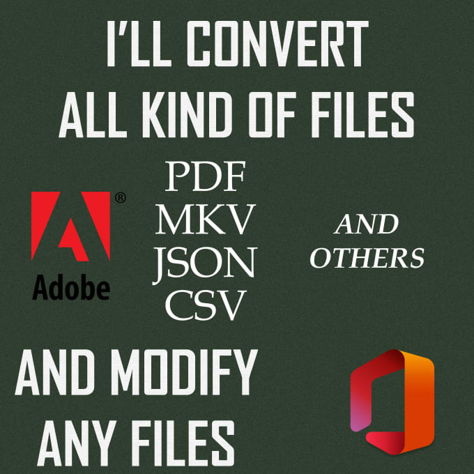 Gig Preview - Convert, compress all kinds of files