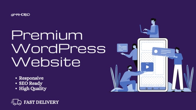 Gig Preview - Create a dynamic wordpress website for your business