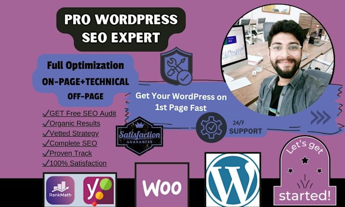 Gig Preview - Pro wordpress SEO optimization as expert for top google rankings