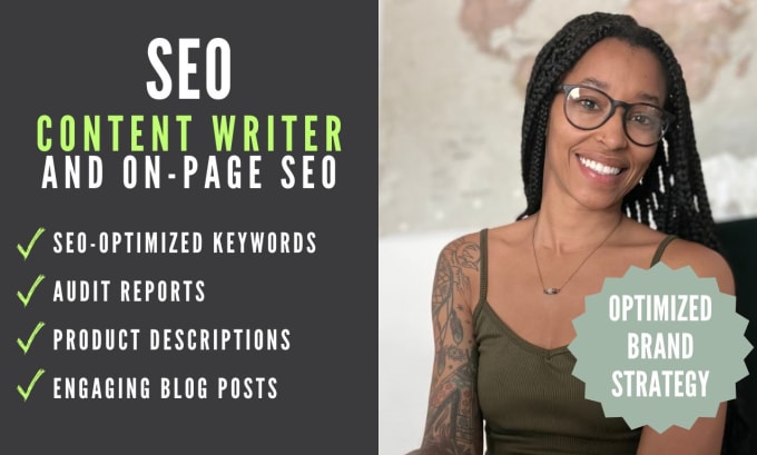 Gig Preview - Be your website content writer and SEO on page expert