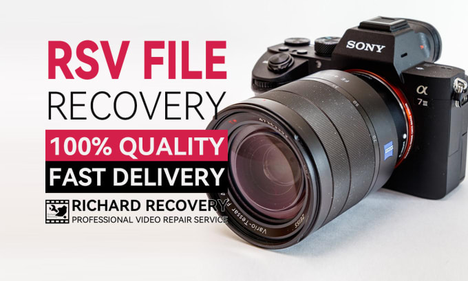 Gig Preview - Convert rsv file to mp4 or mxf video recover for sony camera