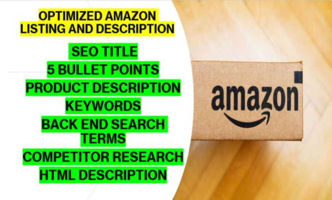 Gig Preview - Write powerful amazon product listing copywriting, description, SEO bullet point