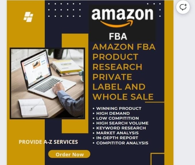 Gig Preview - Do amazon product research for amazon fba private label business model