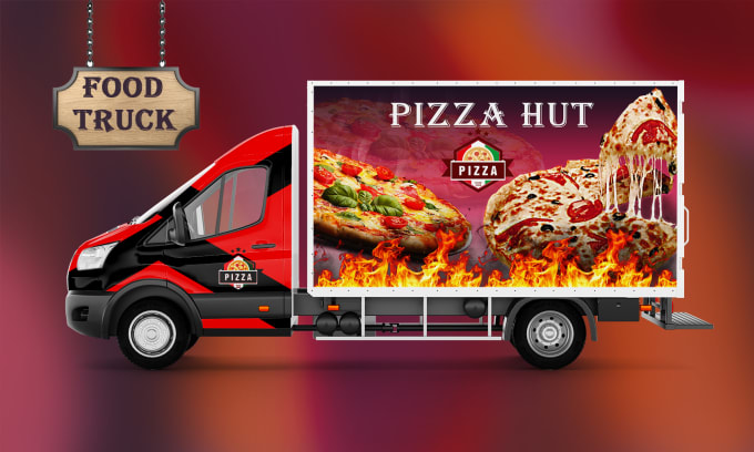 Gig Preview - Do food truck, food menu, food cart, restaurant menu ,stall wrap design