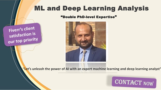 Gig Preview - Provide projects using ml and deep learning algorithms