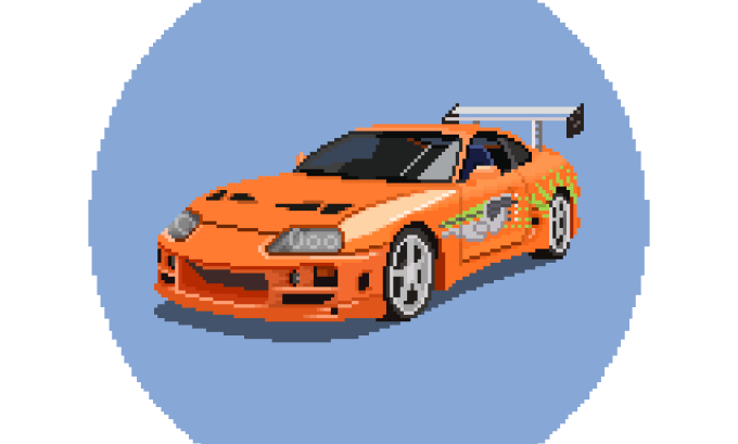 Gig Preview - Draw any car you want in pixel art