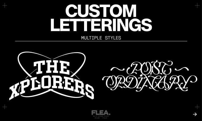 Gig Preview - Create a custom lettering for merchandise logo or music album