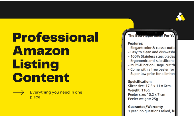 Gig Preview - Write professional amazon product listing content