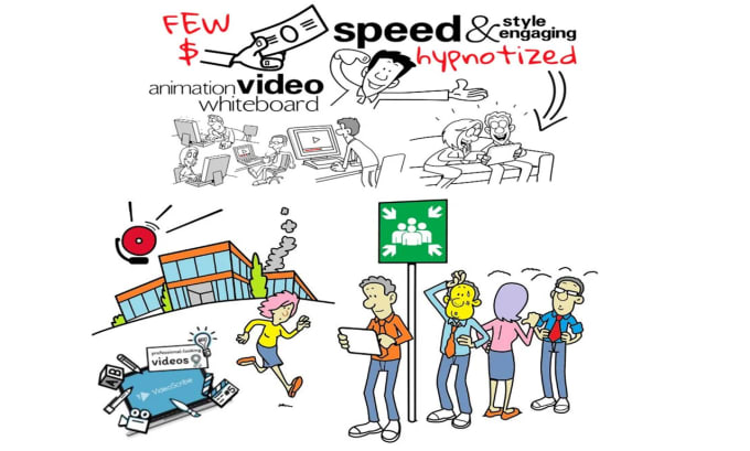 Gig Preview - Create an amazing whiteboard animation explainer video doodle video