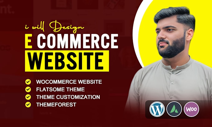 Gig Preview - Design wordpress ecommerce online store or wordpress webshop using woocommerce