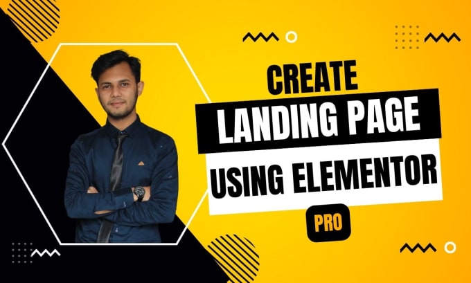 Gig Preview - Create landing page using elementor pro