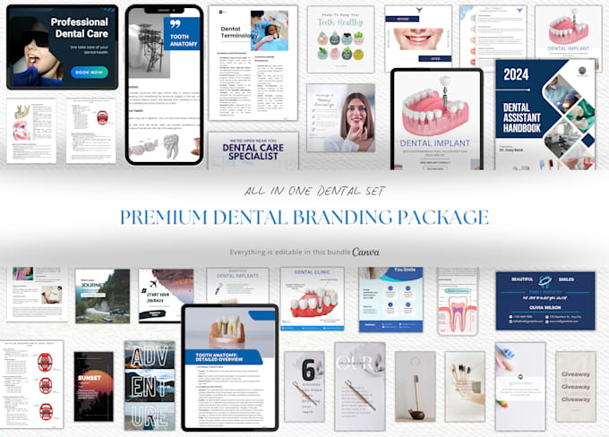 Gig Preview - Create your custom dental logo and branding kit