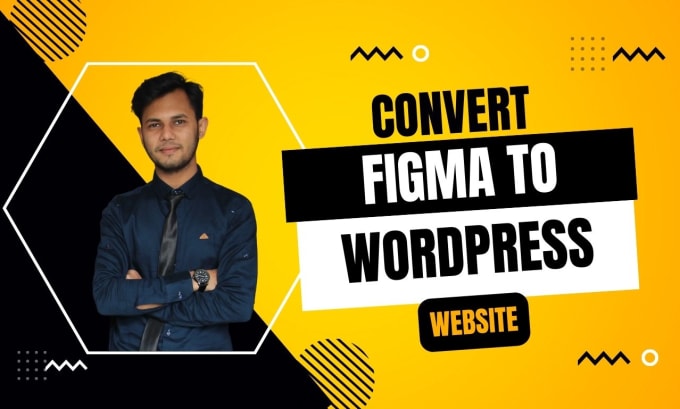 Gig Preview - Convert figma or figma to wordpress website design