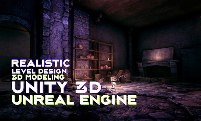 Gig Preview - Design realistic 3d game environments in unity 3d