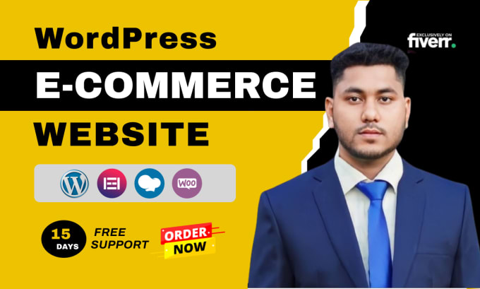 Gig Preview - Develop wordpress ecommerce website or online store using woocommerce