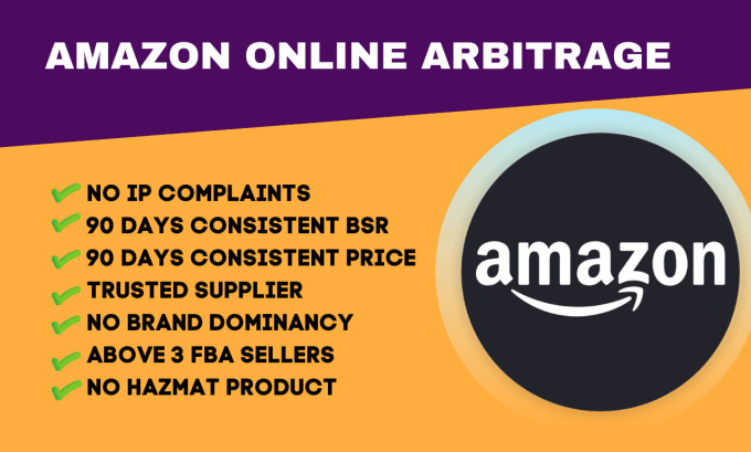 Gig Preview - Research amazon online retail arbitrage fba product research