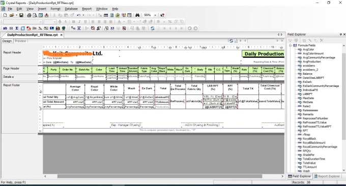 Gig Preview - Create and design crystal report with sql server