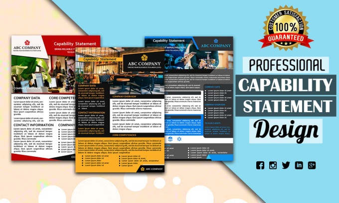 Bestseller - design a professional capability statement for your business within 12 hours