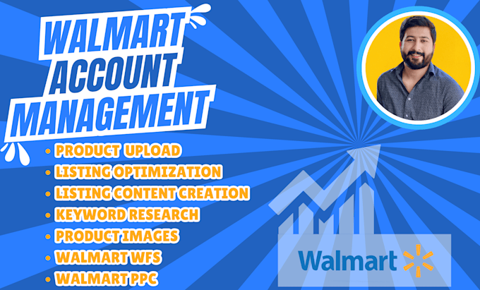 Gig Preview - Do perfect walmart listing management or run walmart ppc