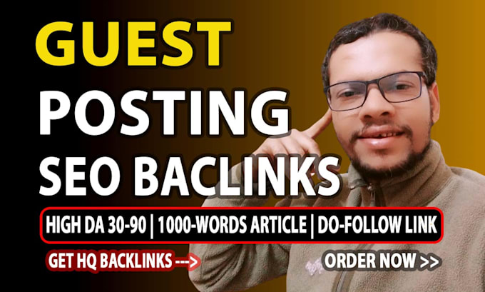 Gig Preview - Publish article for high da guest post backlink to premium guest posting service