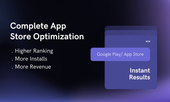 Gig Preview - Do app store optimization aso for higher play store ranking