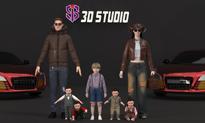 Gig Preview - Do 3d clothing garment and 3d clothing animation in clo3d