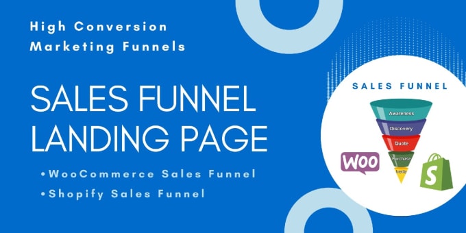 Gig Preview - Build wordpress sales funnel landing page using cartflows, woofunnels, elementor