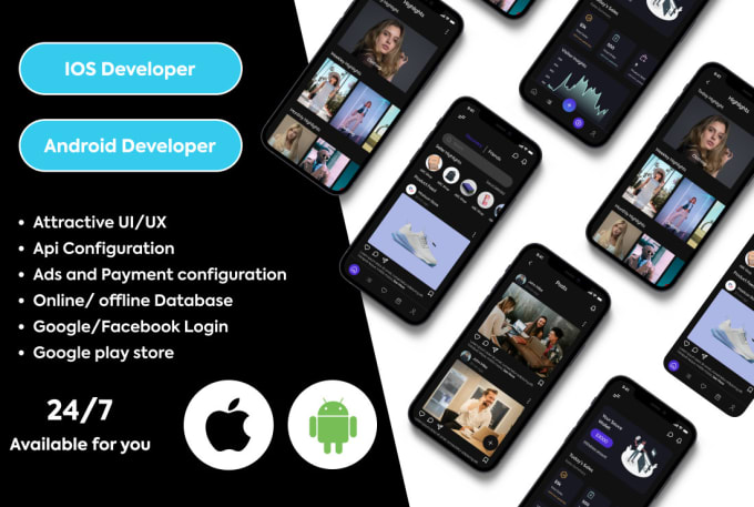 Gig Preview - Ios development android development and mobile app development and mobile app