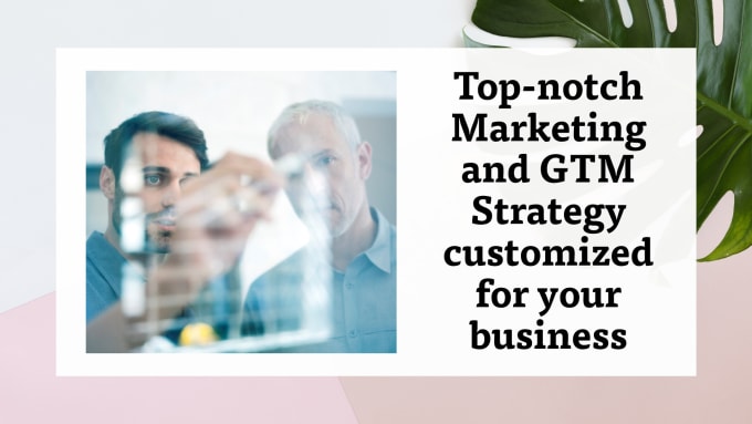 Gig Preview - Create a top notch marketing and GTM strategy customized for your business