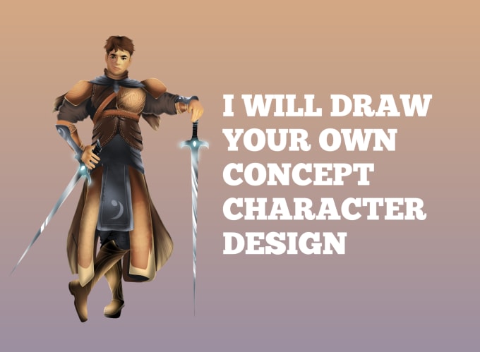 Gig Preview - Draw amazing 2d concept character design