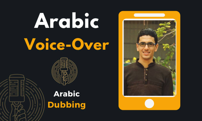 Gig Preview - Record a male arabic voice over, dubbing, or narration