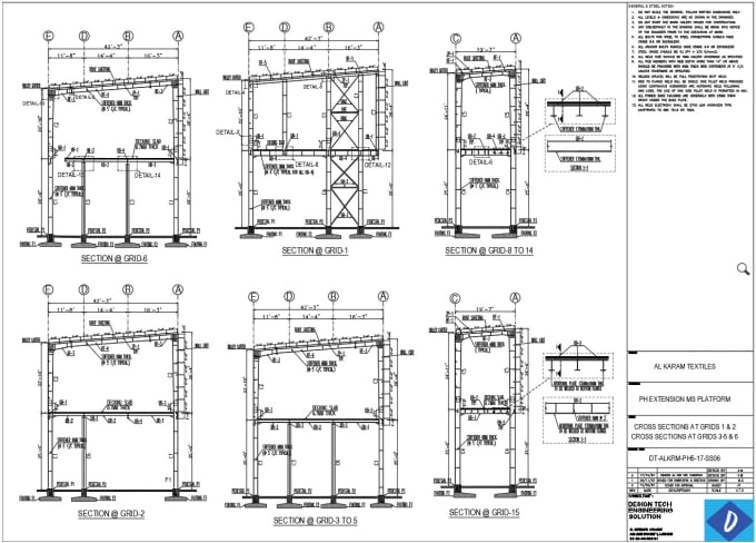 Gig Preview - Draw you steel drawing and details in autocad