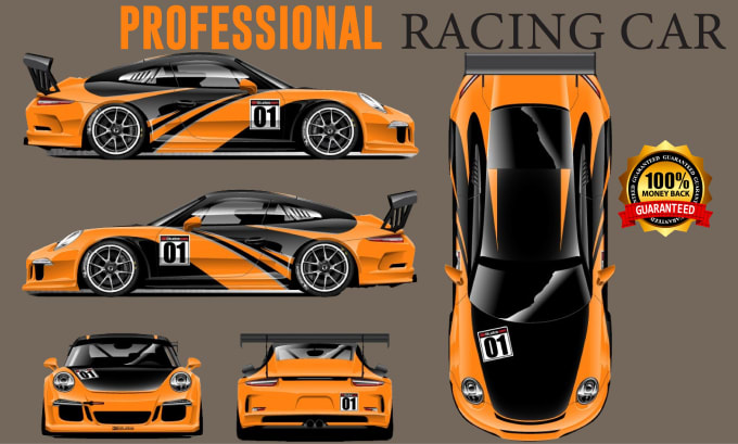 Gig Preview - Create professional unique racing car, amazing logo design