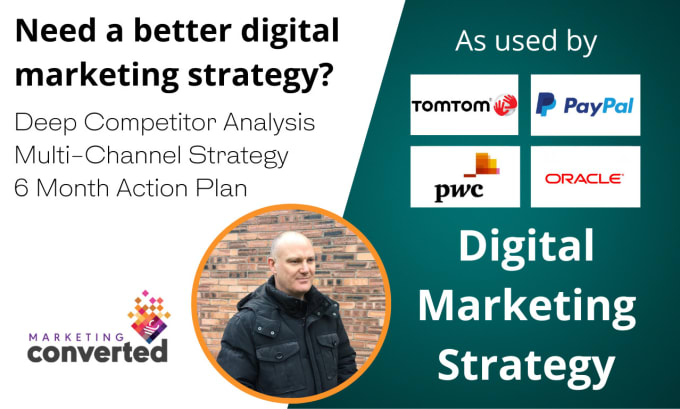 Gig Preview - Provide the perfect 12 month digital marketing strategy to grow your business