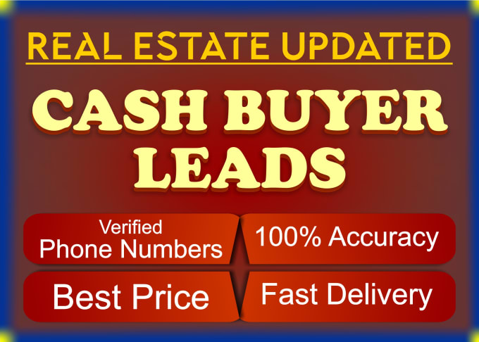 Gig Preview - Do cash buyer leads with skip tracing