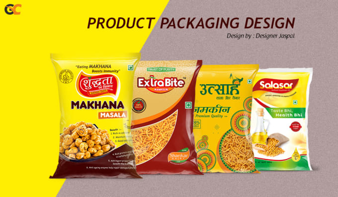 Gig Preview - Do food product, label, box, sticker and pouch design