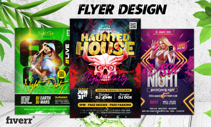 Gig Preview - Design eye catching event flyers, club, sports, and dj flyer