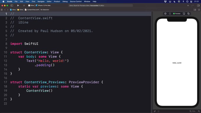 Gig Preview - Develop ios apps for iphone, ipad, and vision pro using swift and swiftui