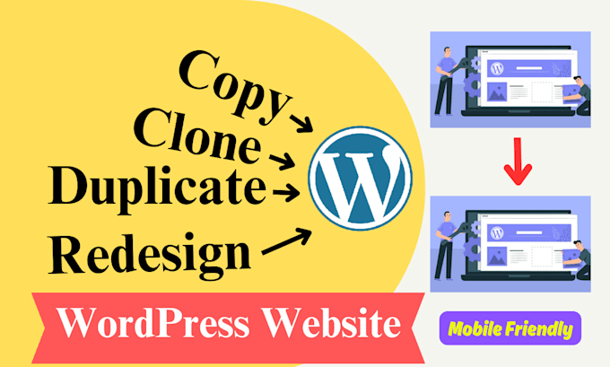 Bestseller - copy, clone, duplicate, redesign wordpress website using elementor pro