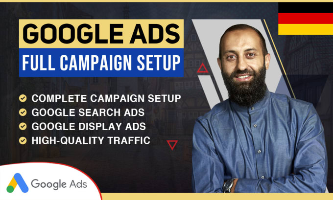 Bestseller - set up german google ads campaigns from scratch